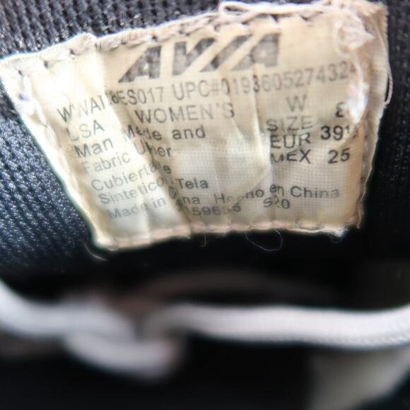 Avia Shoes Womens 8 Athletic Trainers Casual Active Walking Comfort Black White - Picture 12 of 12